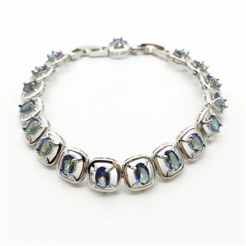 Beautiful High Quality Zircon Wholesale & Retail Women Jewelry Rainbow Mystic Bracelet 8'' Free Shipping
Beautiful High Quality Zircon Wholesale & Retail Women Jewelry Rainbow Mystic Bracelet 8'' Free Shipping