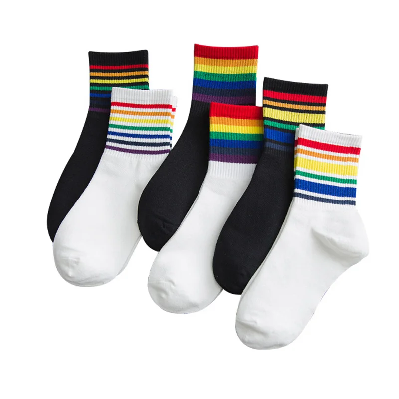 women pride socks cotton rainbow socks funny colorful stripes fashion casual korean socks harajuku funny warm elastic sock teen
women pride socks cotton rainbow socks funny colorful stripes fashion casual korean socks harajuku funny warm elastic sock teen