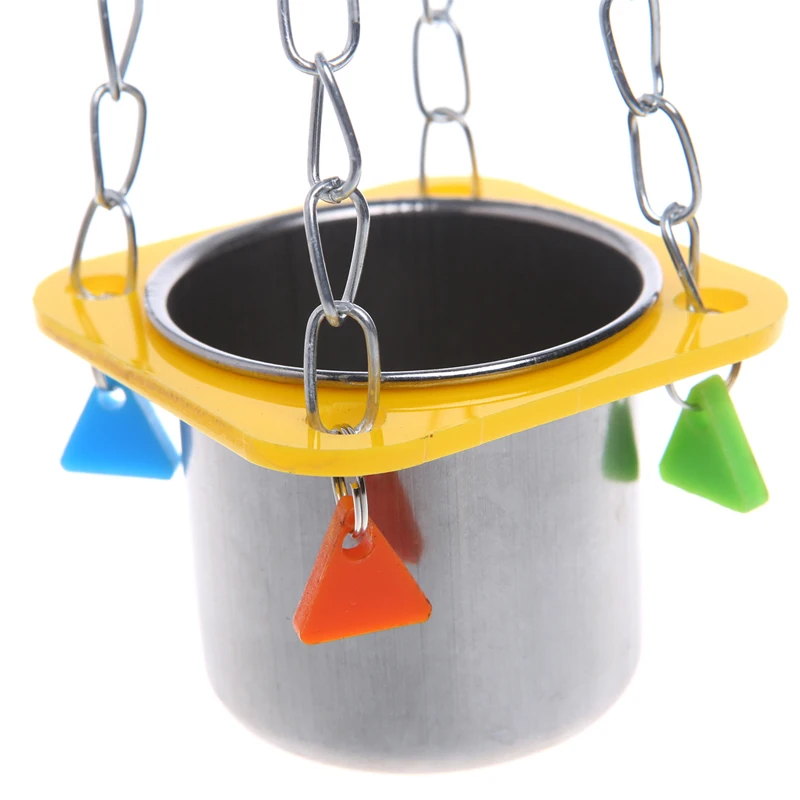 1PC Birds Parrots Hanging Feed Bowl Swing Cage Toys For Parakeet Cockatiel Cockatoo
1PC Birds Parrots Hanging Feed Bowl Swing Cage Toys For Parakeet Cockatiel Cockatoo