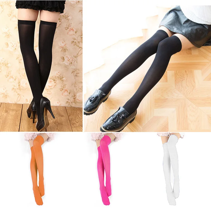 New Fashion Women Over Knees Long Non-slip Solid Color Thigh High Boot School Students Girl Stockings Chaussette Femme
New Fashion Women Over Knees Long Non-slip Solid Color Thigh High Boot School Students Girl Stockings Chaussette Femme