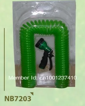 50ft 1/2' PVC GARDEN HOSE WITH NOZZLE SET