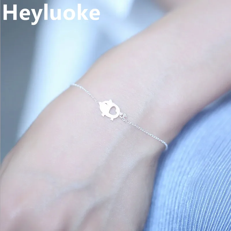 HEYLUOKE Exquisite Creative Handmade Jewelry Bracelets Drawing Small Cute Pig Lovely Female Hollow Bracelets
HEYLUOKE Exquisite Creative Handmade Jewelry Bracelets Drawing Small Cute Pig Lovely Female Hollow Bracelets