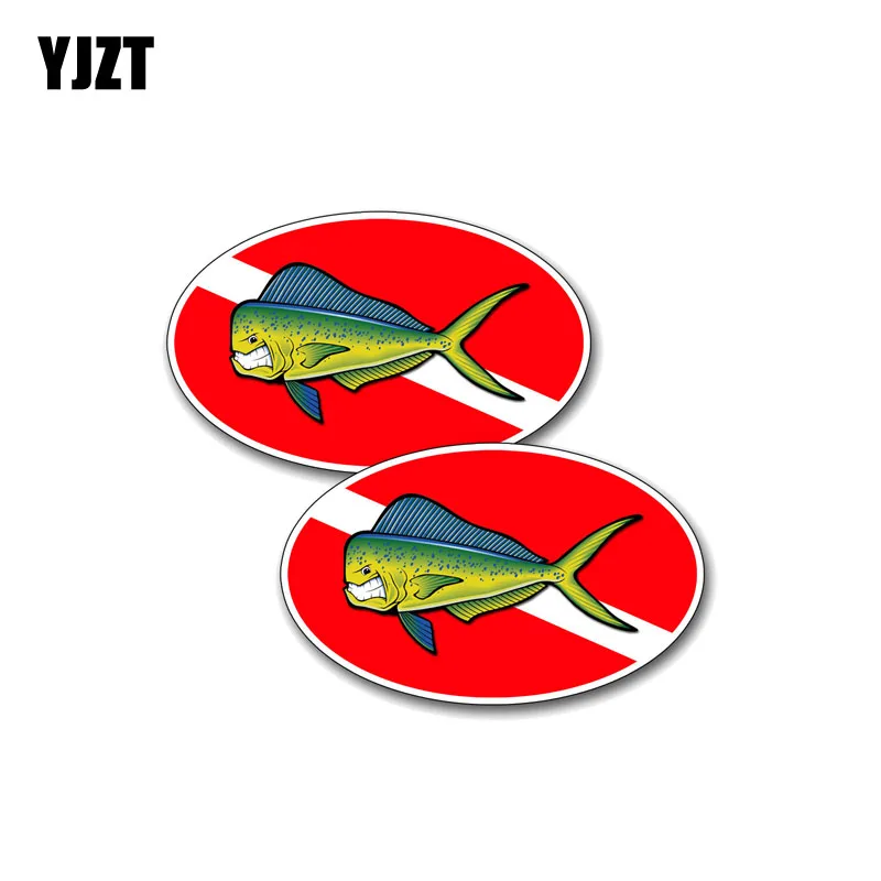 YJZT 2X 12.7CM*7.7CM Personality Car Fish Scuba Diving Stickers Decal Funny PVC 12-0510
YJZT 2X 12.7CM*7.7CM Personality Car Fish Scuba Diving Stickers Decal Funny PVC 12-0510