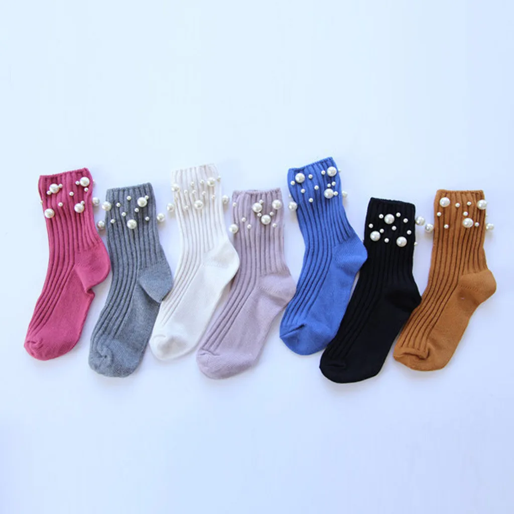 i Pair Autumn Fashion Solid Women's Stockings Cute Pearl Breathable Ladies Casual Cotton Stocking Chaussettes Femme 30#
i Pair Autumn Fashion Solid Women's Stockings Cute Pearl Breathable Ladies Casual Cotton Stocking Chaussettes Femme 30#