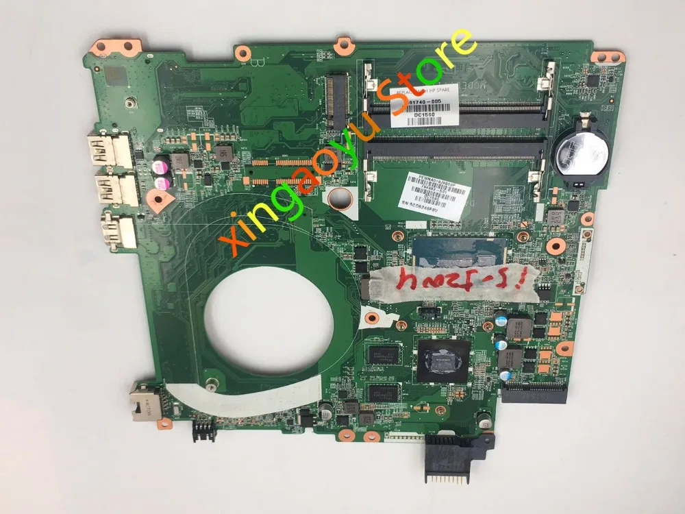 DAY11AMB6E0 794983-001 794983-501 For HP 15T-K 15-K I5-5200U laptop motherboard
DAY11AMB6E0 794983-001 794983-501 For HP 15T-K 15-K I5-5200U laptop motherboard