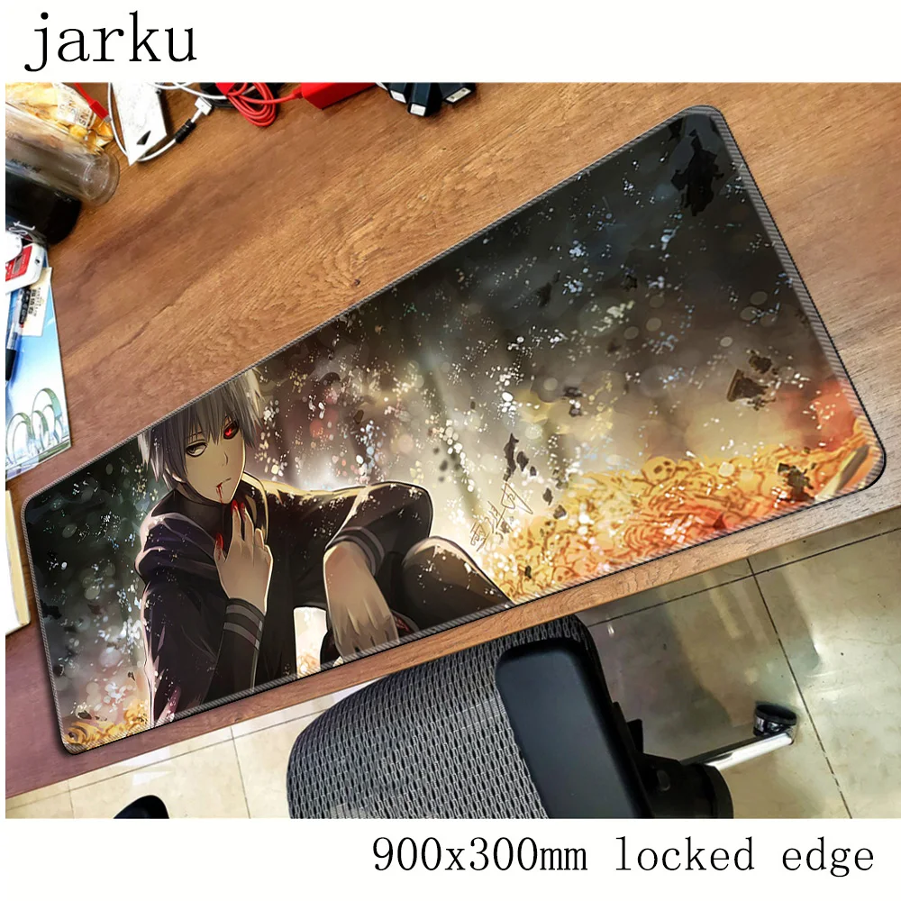 Tokyo Ghoul mouse pad gamer 900x300mm notbook mouse mat large gaming mousepad Fashion pad mouse PC desk padmouse accessories
Tokyo Ghoul mouse pad gamer 900x300mm notbook mouse mat large gaming mousepad Fashion pad mouse PC desk padmouse accessories