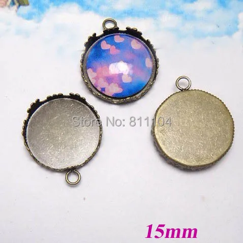 15mm Antique Bronze Plated Copper Round Crown Bezel w/ a loop Cabochon settings Pendant Findings Blank Wholesale
15mm Antique Bronze Plated Copper Round Crown Bezel w/ a loop Cabochon settings Pendant Findings Blank Wholesale