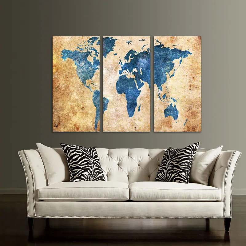 Wall Art Picture 3 Panels Abstract Blue Map Landscape HD Canvas Print Painting Modern Canvas Gift For Home Decoration no frame
Wall Art Picture 3 Panels Abstract Blue Map Landscape HD Canvas Print Painting Modern Canvas Gift For Home Decoration no frame