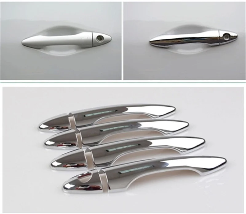 ABS Chrome Side Car Door Handle Cover Car Handle Bowl Molding Trim For Hyundai IX35 Tucson 2009-2011 2012 2013 2014 Car Styling
ABS Chrome Side Car Door Handle Cover Car Handle Bowl Molding Trim For Hyundai IX35 Tucson 2009-2011 2012 2013 2014 Car Styling