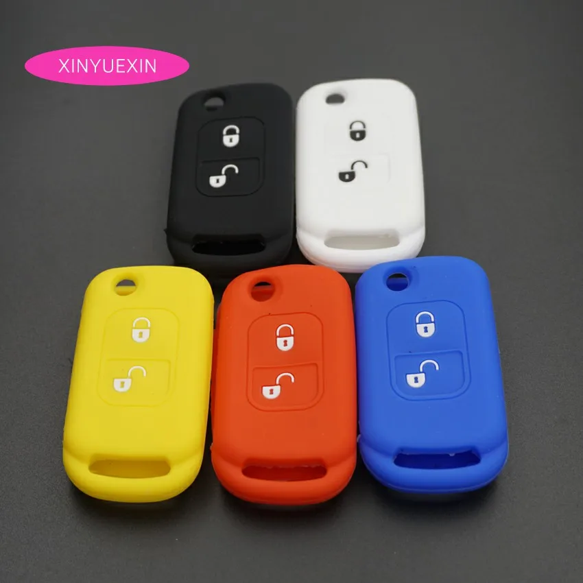 Xinyuexin Silicone Car Key Cover FOB Case For Mercedes Benz SLK E113 C E S Flip 2Button Remote Key Car-styling
Xinyuexin Silicone Car Key Cover FOB Case For Mercedes Benz SLK E113 C E S Flip 2Button Remote Key Car-styling