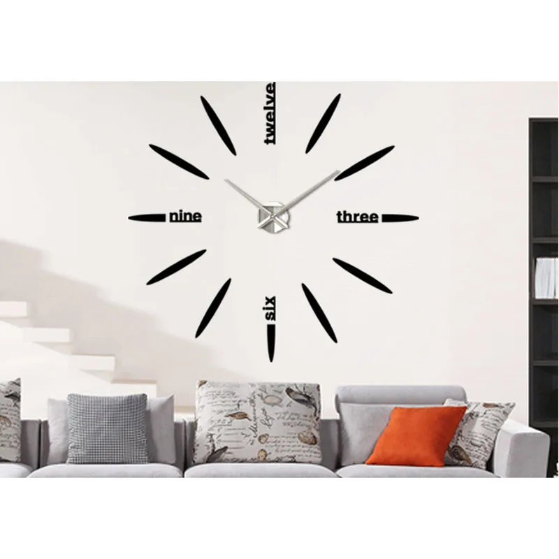 3D акрил Декор дома старинные Саат relojes сравнению decoracion часы большой digita relogio parede