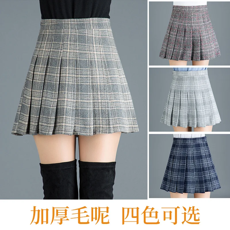 2022 Autumn&winter Women Pleated Skirt High Waist Harajuku Preppy Style Plaid Skirts Simple School Uniforms Mini Sexy Skirt Tide
2022 Autumn&winter Women Pleated Skirt High Waist Harajuku Preppy Style Plaid Skirts Simple School Uniforms Mini Sexy Skirt Tide