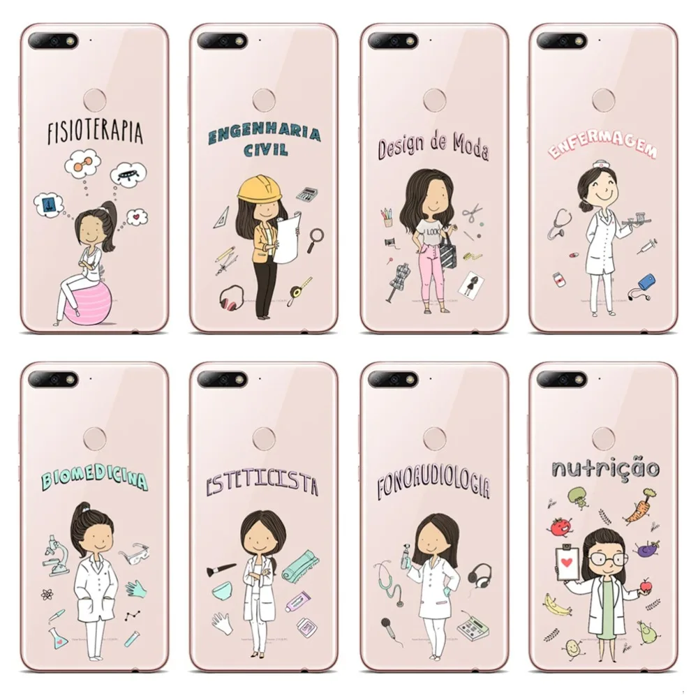 Фото Социальные услуги biomedicine Teacher fonoaudiolgia nurse чехол для телефона Huawei P30 P8 P9 P10 P20L P20Plus