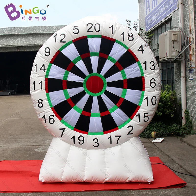 Customized 2.2m tall white Inflatable Dart Board Game with sticky darts high quality blow up dart games for toys sports
Customized 2.2m tall white Inflatable Dart Board Game with sticky darts high quality blow up dart games for toys sports
