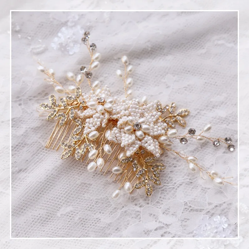 Le Liin Bride Pearl Hair Comb Bridesmaid Headdress Handmade Pearl Hair Jewelry Wedding Hair Accessories
Le Liin Bride Pearl Hair Comb Bridesmaid Headdress Handmade Pearl Hair Jewelry Wedding Hair Accessories