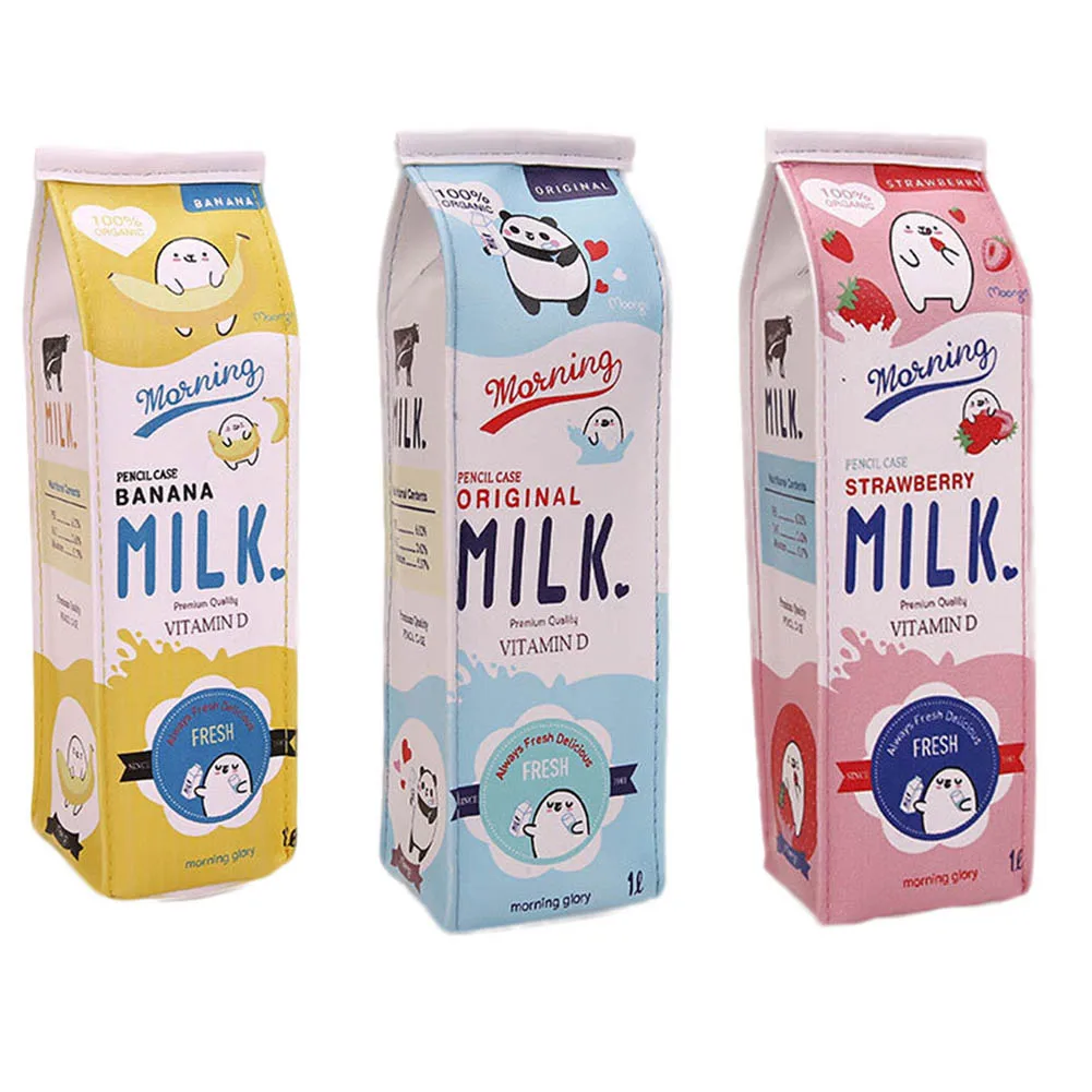 Cute Kawaii PU Pencil Case Creative Milk Pencil Bag For Kids Gift Novelty Item School Materials drop Shipping
Cute Kawaii PU Pencil Case Creative Milk Pencil Bag For Kids Gift Novelty Item School Materials drop Shipping