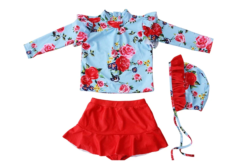 AONIHUA 2017 New Ruffles Two piece Swimsuit with skirt Girls kids designer swimwear summer Children long sleeve bathing suit
AONIHUA 2017 New Ruffles Two piece Swimsuit with skirt Girls kids designer swimwear summer Children long sleeve bathing suit
