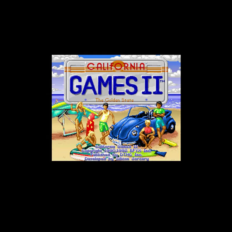 California Games II 16-битная большая серая игровая карта для NTSC игрового игрока Прямая поставка
California Games II 16-битная большая серая игровая карта для NTSC игрового игрока Прямая поставка