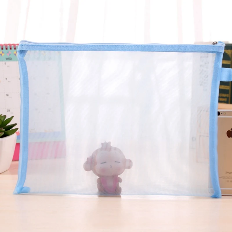New Practical Transparent Simple Mesh Zipper Stationery File Bag Student Examination Special Pen Bag Stationery Receiving Bag
New Practical Transparent Simple Mesh Zipper Stationery File Bag Student Examination Special Pen Bag Stationery Receiving Bag