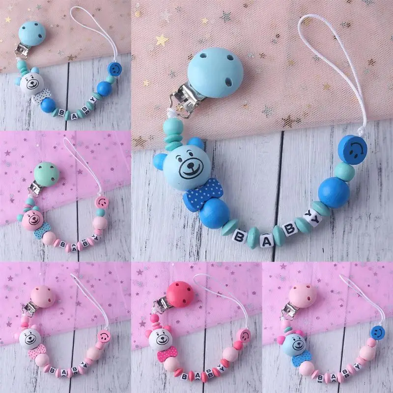 Child Baby Pacifier Chain Soothing Boys Girls Cute Bear Colorful Design Kids Toys
Child Baby Pacifier Chain Soothing Boys Girls Cute Bear Colorful Design Kids Toys