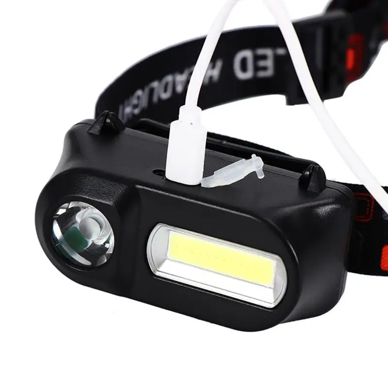 Outdoor camping Portable mini 6 Modes Headlight Head USB COB LED Headlamp USB charging Fishing headlights flashlight
Outdoor camping Portable mini 6 Modes Headlight Head USB COB LED Headlamp USB charging Fishing headlights flashlight