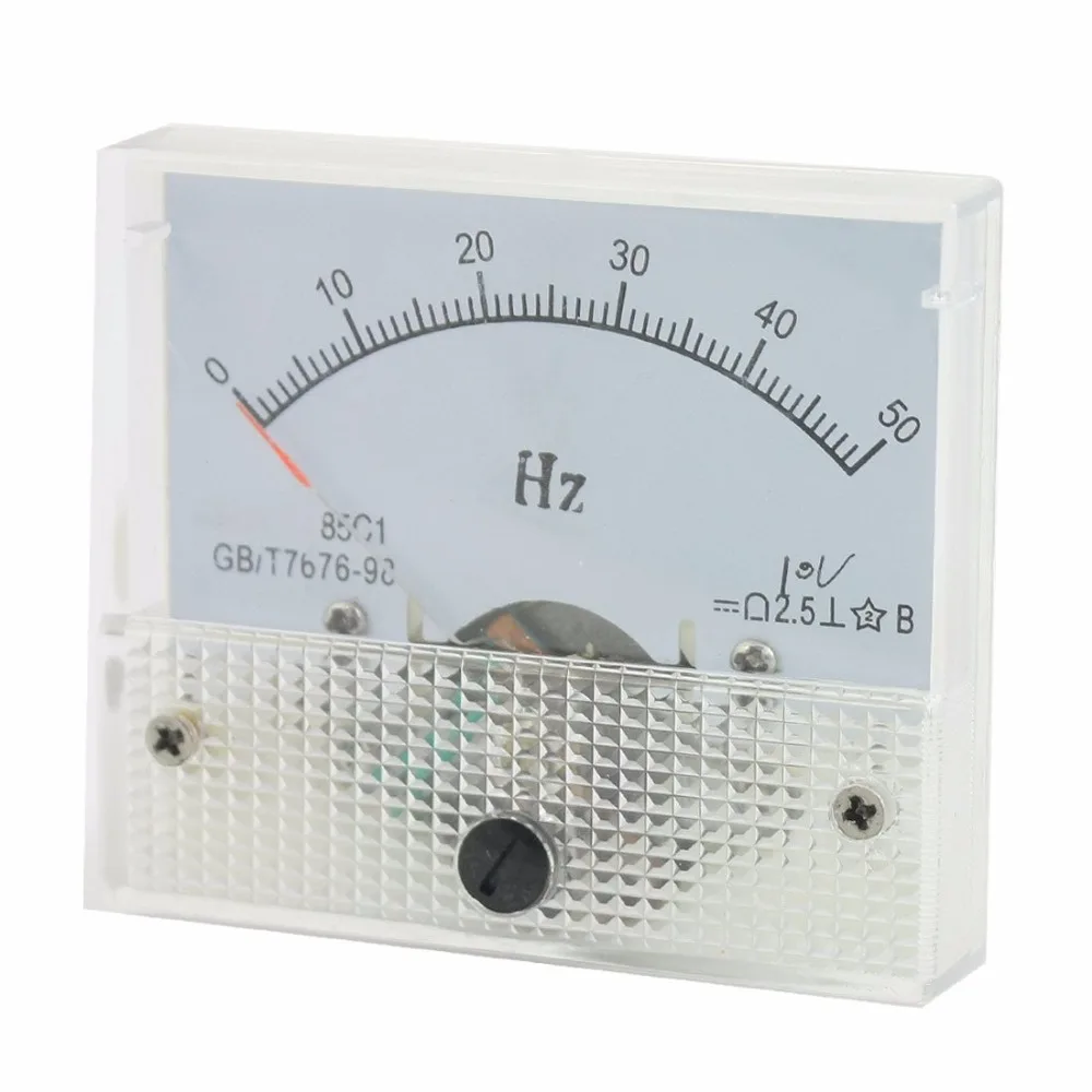85C1 0-50 Гц 10 В постоянного тока панель аналоговый измеритель частоты измерительный