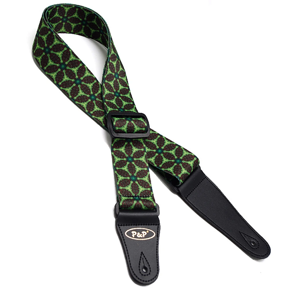 Green Petals Pattern Guitar Strap Electric Guitar Acoustic Guitar Folk Guitar Bass Strap
Green Petals Pattern Guitar Strap Electric Guitar Acoustic Guitar Folk Guitar Bass Strap
