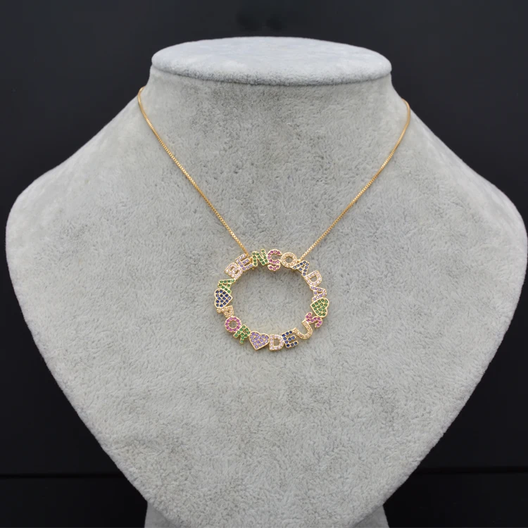925 Sterling Silver Occident Popular Contracted Letter Is Connected Necklace Lovely And Moving Luxury Colorful Zircon Necklace
925 Sterling Silver Occident Popular Contracted Letter Is Connected Necklace Lovely And Moving Luxury Colorful Zircon Necklace