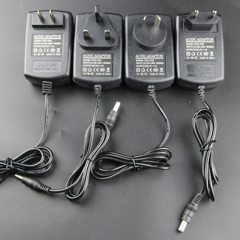 12V 2A AC 100V-240V Converter Adapter DC 12V 2A Power Supply EU US AU UK Plug 5.5mm x 2.1-2.5mm for For 3528 Strip LED 1PCS
12V 2A AC 100V-240V Converter Adapter DC 12V 2A Power Supply EU US AU UK Plug 5.5mm x 2.1-2.5mm for For 3528 Strip LED 1PCS