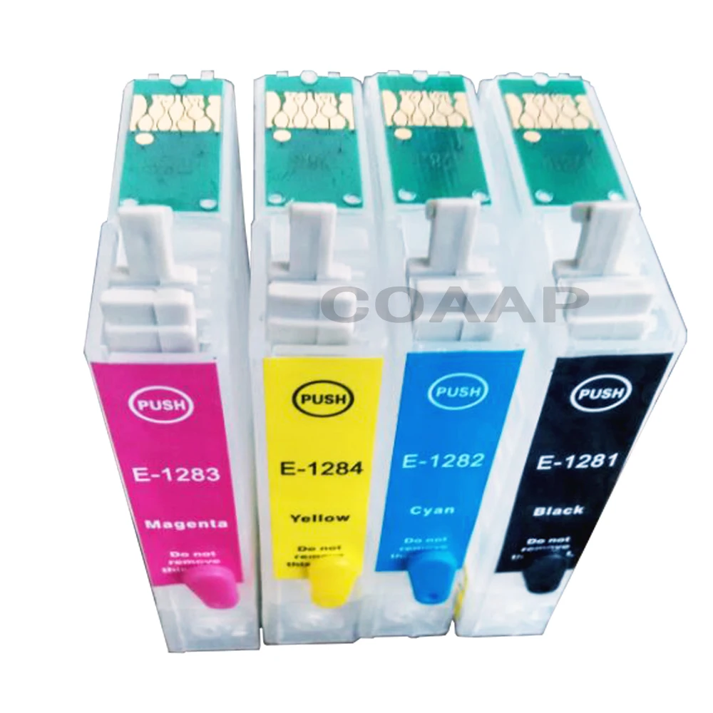 Чернильный картридж 128 T128XL T1281 T1285 для принтера EPSON Stylus SX130 SX125 SX235W SX435W SX425W BX305F BX305FW
Чернильный картридж 128 T128XL T1281 T1285 для принтера EPSON Stylus SX130 SX125 SX235W SX435W SX425W BX305F BX305FW