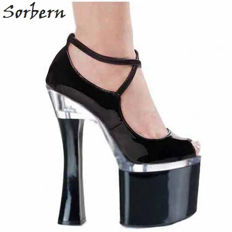 Sorbern Elegant Red Square High Heels Peep Toe Slip On Ladies Shoes Platform Thick Heels Women Shoes Summer 2018 Pumps White/Red
Sorbern Elegant Red Square High Heels Peep Toe Slip On Ladies Shoes Platform Thick Heels Women Shoes Summer 2018 Pumps White/Red