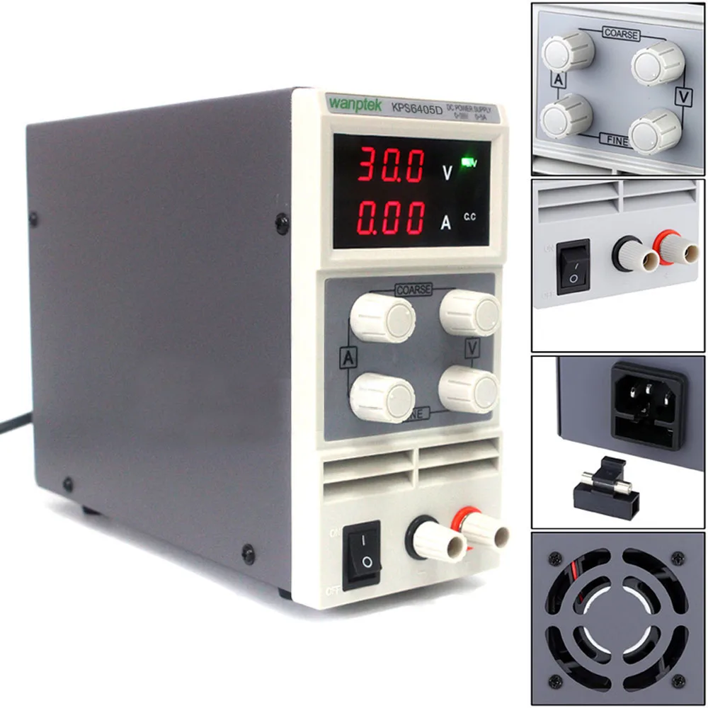 Wanptek KPS303D 30V 3A Adjustable High Precision DC Digital Regulated Power Supply Laboratory power supply
Wanptek KPS303D 30V 3A Adjustable High Precision DC Digital Regulated Power Supply Laboratory power supply