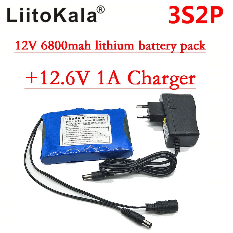 HK LiitoKala High Quality EU/US Plug DC 12V 6800mAh Li-ion Rechargeable Battery Pack Charging Power Bank For GPS Car Camera
HK LiitoKala High Quality EU/US Plug DC 12V 6800mAh Li-ion Rechargeable Battery Pack Charging Power Bank For GPS Car Camera