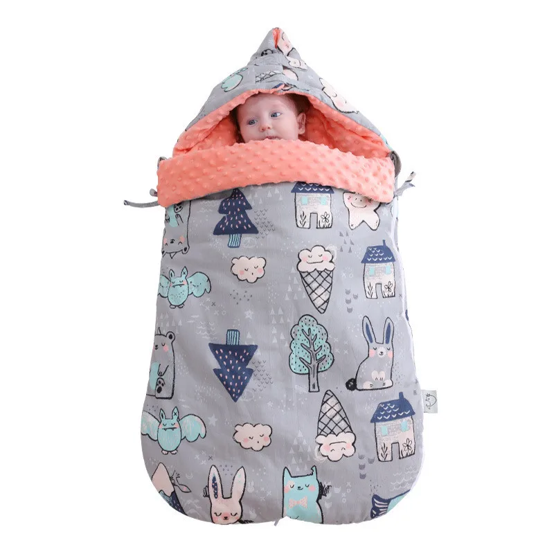 Thicken Newborn Sleeping Bag With Shoulder Protector Soft Swaddling Wrap Baby Sleepsack Stroller Sleeping Bag Baby Bedding Quilt
Thicken Newborn Sleeping Bag With Shoulder Protector Soft Swaddling Wrap Baby Sleepsack Stroller Sleeping Bag Baby Bedding Quilt