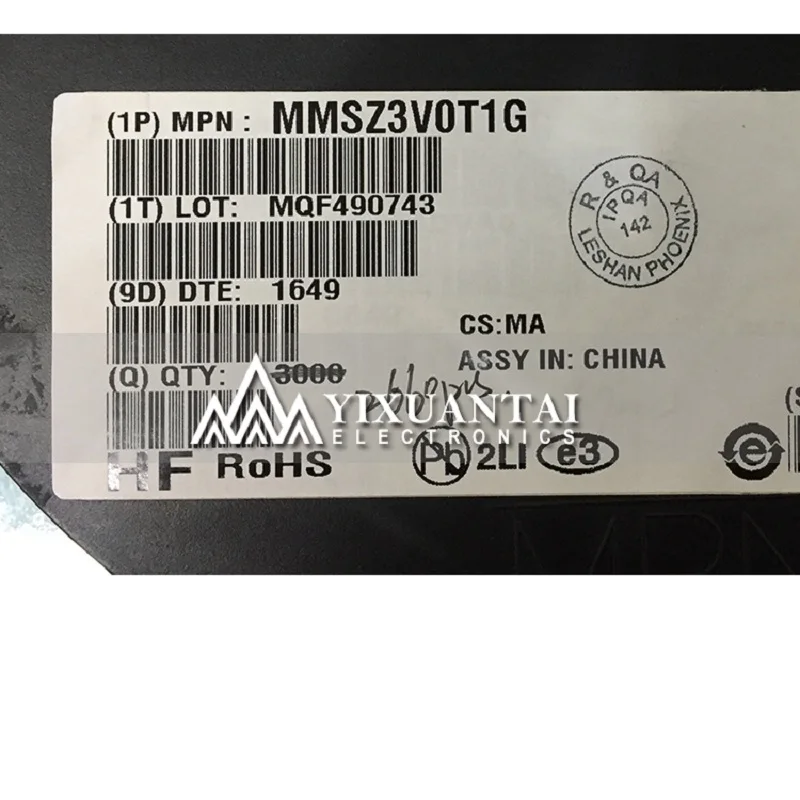 100pcs/lot 1000pcs/lot 3000pcs/lot Free Shipping! New Original MMSZ3V0T1G MMSZ3V0 W2 SOD123
100pcs/lot 1000pcs/lot 3000pcs/lot Free Shipping! New Original MMSZ3V0T1G MMSZ3V0 W2 SOD123