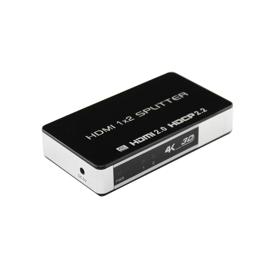 UHD 4K HDMI-Compatible 2.0 Splitter 1x2 HDCP 2.2 1 Input 2 Output Repeater Switch Box Hub 1080p 4kx2k For Blu-ray DVD HDTV
UHD 4K HDMI-Compatible 2.0 Splitter 1x2 HDCP 2.2 1 Input 2 Output Repeater Switch Box Hub 1080p 4kx2k For Blu-ray DVD HDTV