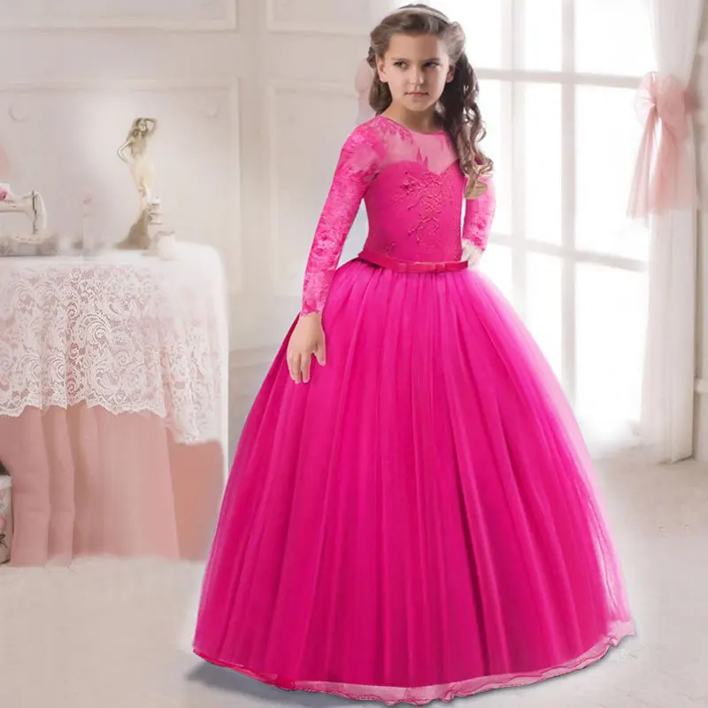 3-14Y Kids Girls Long White Lace Flower Party Ball Gown Prom Dresses Kid Girl Princess Wedding Children First Communion Dress
3-14Y Kids Girls Long White Lace Flower Party Ball Gown Prom Dresses Kid Girl Princess Wedding Children First Communion Dress
