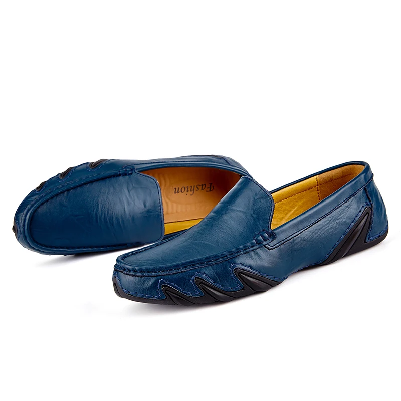 New High Quality Genuine Leather Men Loafers Fashion Breathable Casual Driving Shoes Slip-On Men Boat Shoes Size 38-44 Mocasines
New High Quality Genuine Leather Men Loafers Fashion Breathable Casual Driving Shoes Slip-On Men Boat Shoes Size 38-44 Mocasines
