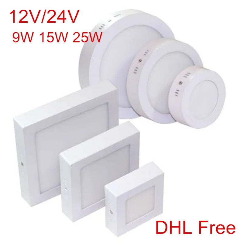 9W 15W 25W 12V/24V Round/Square LED Panel Light Surface Mounted LED Ceiling Down Light indoor Lighting Lamp 10pcs/lot,DHL Free
9W 15W 25W 12V/24V Round/Square LED Panel Light Surface Mounted LED Ceiling Down Light indoor Lighting Lamp 10pcs/lot,DHL Free