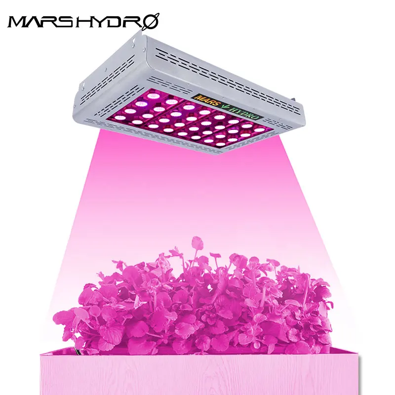 Mars hydro 100x100x180 см комнатный гроутент полный спектр ECO 600 Pro II 160 led 900 W Граден