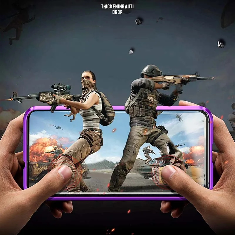 Magneto Magnetic Adsorption Metal Case for Samsung Galaxy S10 Plus Cases Glass Cover for Samsung S10E + hydrogel film s10 plus
Magneto Magnetic Adsorption Metal Case for Samsung Galaxy S10 Plus Cases Glass Cover for Samsung S10E + hydrogel film s10 plus