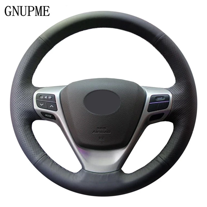 GNUPME DIY Artificial Leather Steering Wheel Cover Hand-Stitched Black Car Steering Wheel Cover for Toyota Verso EZ Avensis
GNUPME DIY Artificial Leather Steering Wheel Cover Hand-Stitched Black Car Steering Wheel Cover for Toyota Verso EZ Avensis