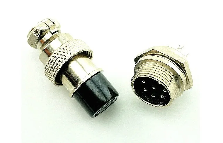 

(5PCS / 5 pairs) 7PIN interfaces, 16mm GX16-7 core plug, cable connector plug + socket