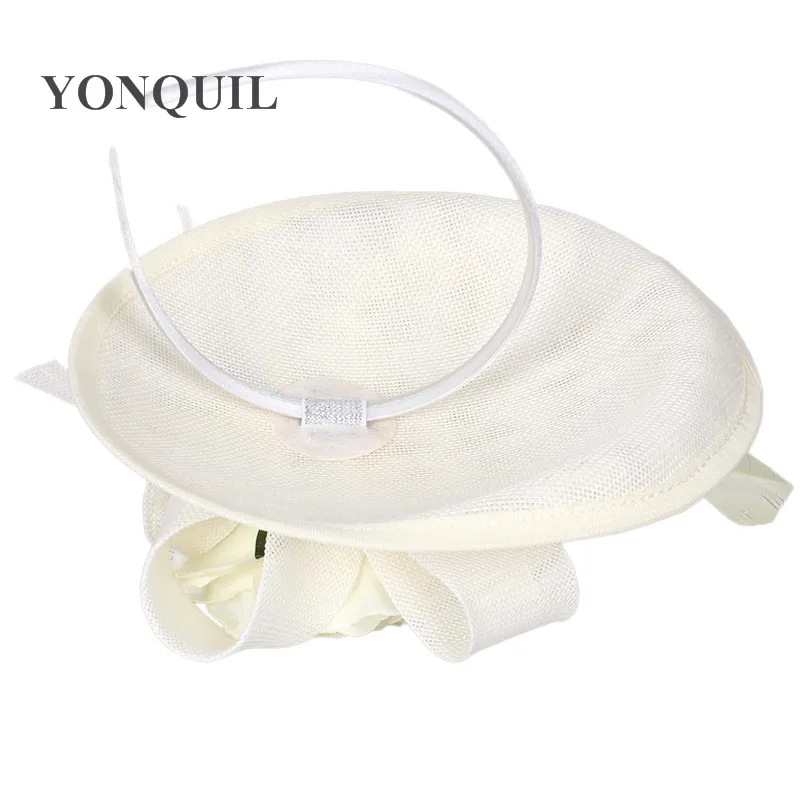 Imitation Sinamay Fascinator Hats with Silk Flower Wedding Headwear Church Headpieces Derby Hair Accessories New Arrival 15Color
Imitation Sinamay Fascinator Hats with Silk Flower Wedding Headwear Church Headpieces Derby Hair Accessories New Arrival 15Color