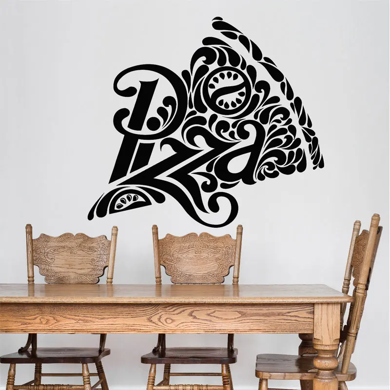 Pizza Pizzeria Logo Signboard Food Restaurant Stickers Vinyl Art Wall Decal Home Decoration Kitchen Mural Removable 3188
Pizza Pizzeria Logo Signboard Food Restaurant Stickers Vinyl Art Wall Decal Home Decoration Kitchen Mural Removable 3188