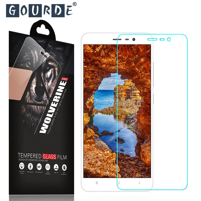 Gourde 2.5D Закаленное стекло для Xiaomi Redmi Note 4x/mi Max 2 3 Red mi Note5 6pro 8 протектор экрана микс