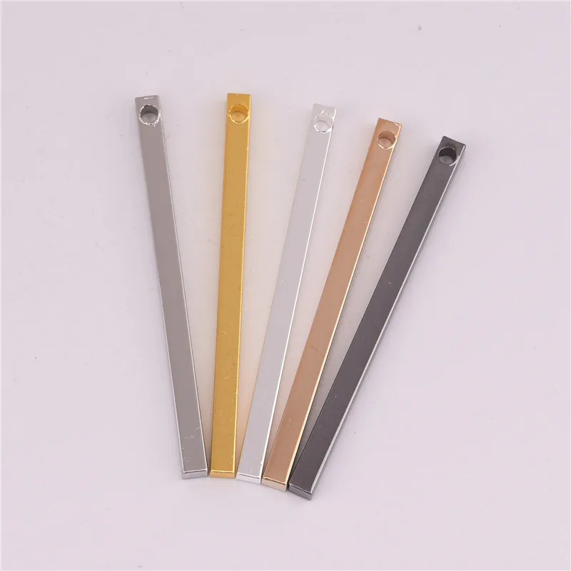 Hot Selling 50 Pieces/Lot 2.5*40mm Gold/Silver Color Copper Blank Long Bar Charms For Jewelry Making
Hot Selling 50 Pieces/Lot 2.5*40mm Gold/Silver Color Copper Blank Long Bar Charms For Jewelry Making