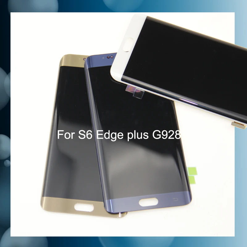S6 Edge Plus экран для Samsung Galaxy G928 G928F ЖК-дисплей сенсорный дигитайзер Super Amoled |