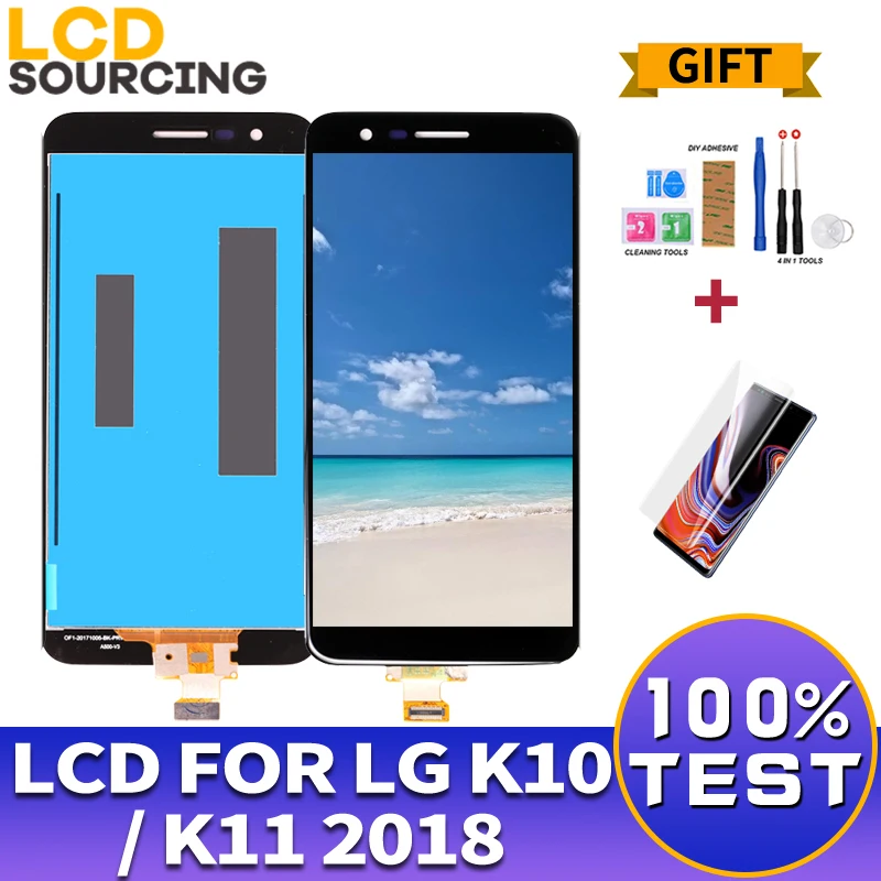 5 3 дюймов для LG K10 2018 ЖК дисплей Дисплей сенсорный Экран Сенсор Панель Замена Digitizer