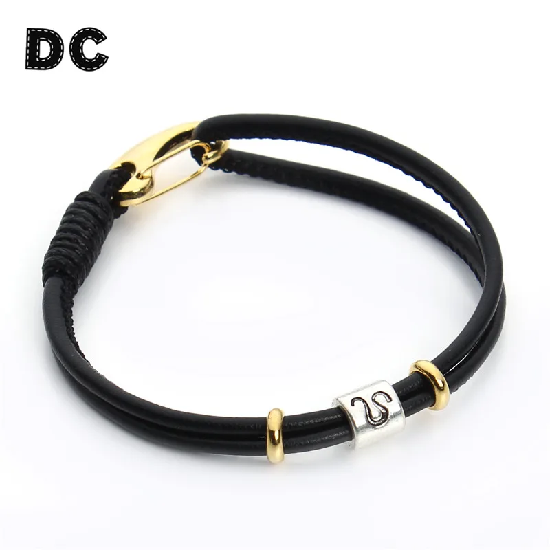 1PC Fashion 12 Constellations Black Leather Bracelets For Women Zodiac Horoscope Charm Bracelets Men Birthday Jewelry Gifts
1PC Fashion 12 Constellations Black Leather Bracelets For Women Zodiac Horoscope Charm Bracelets Men Birthday Jewelry Gifts